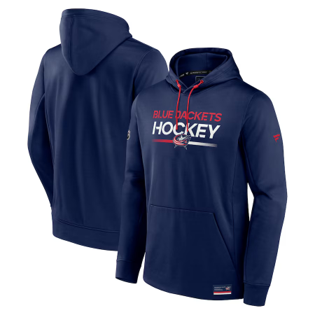 Columbus Blue Jackets - Authentic Pro 23 NHL Bluza s kapturem