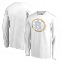 Boston Bruins - White Out NHL Koszułka z długim rękawem
