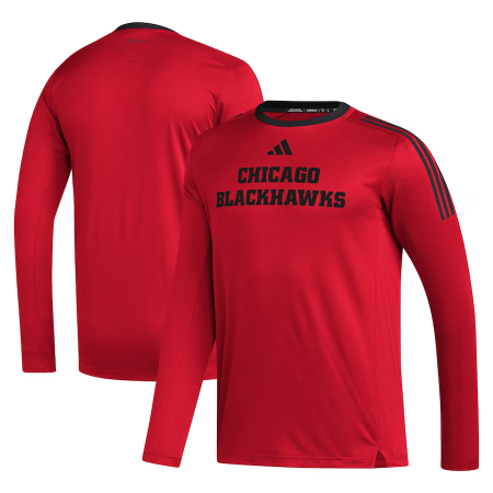 Chicago Blackhawks - Adidas AEROREADY NHL Langärmlige Shirt