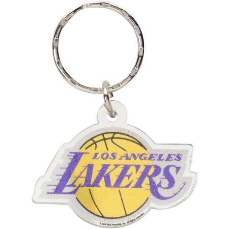 Los Angeles Lakers - Carbon Rectangle NBA Keychain