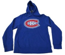 Montreal Canadiens - Primary Logo Blue NHL Mikina s kapucí