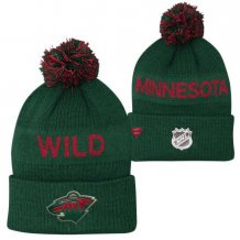 Minnesota Wild Detská - Team Cuffed NHL Zimná Čiapka