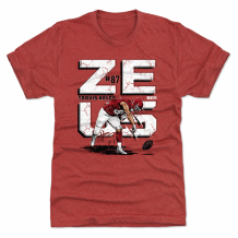 Kansas City Chiefs - Travis Kelce Zeus Spike Red NFL T-Shirt