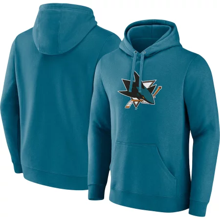 San Jose Sharks - Primary Logo NHL Bluza s kapturem