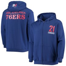 Philadelphia 76ers - Joel Embiid Full-Zip NBA Mikina s kapucňou