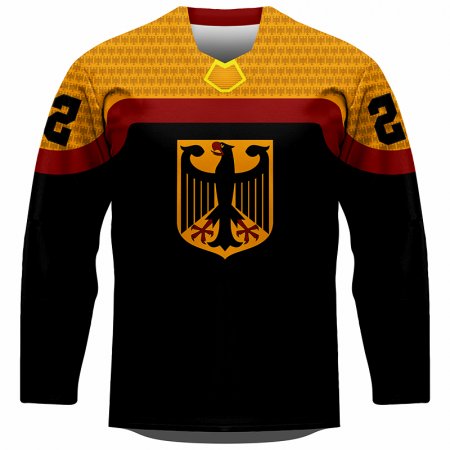 Deutschland - 2022 Hockey Replica Fan Trikot/Name und Nummer