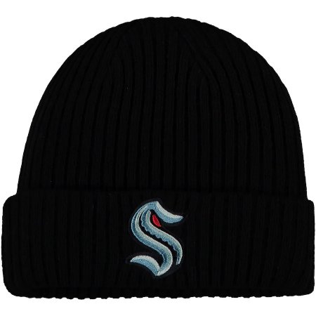 Seattle Kraken - Core Primary Black NHL Knit Hat