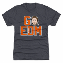 Edmonton Oilers - Connor McDavid GO EDM Navy NHL Koszułka