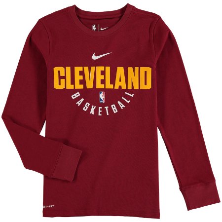 Cleveland Cavaliers Youth - Elite Practice NBA Long Sleeve T-Shirt