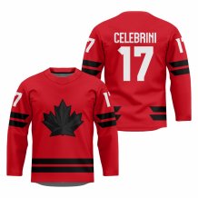 Kanada - Macklin Celebrini 2026 Hockey Replica Fan Jersey