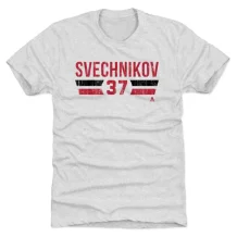 Carolina Hurricanes - Andrei Svechnikov Font White NHL T-Shirt