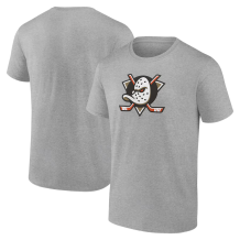 Anaheim Ducks - New Primary Logo Gray NHL T-Shirt