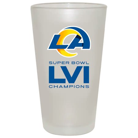 Los Angeles Rams - Super Bowl LVI Champs Frosted 0,5L NFL Glass