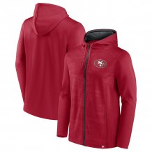 San Francisco 49ers - Ball Carrier Full-Zip Red NFL Sweatshirt