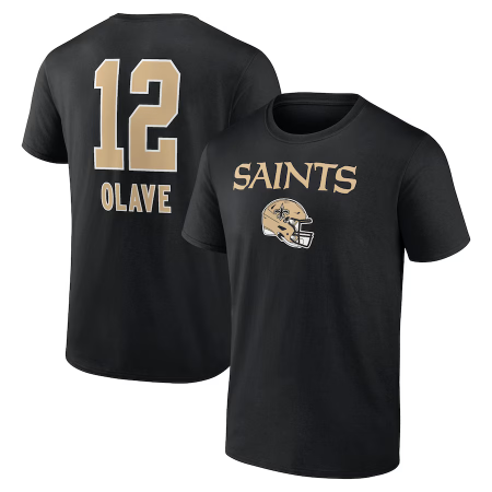 New Orleans Saints - Chris Olave Wordmark NFL Tričko