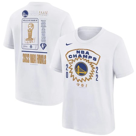 Golden State Warriors Youth - 2022 Champions Roster NBA T-Shirt