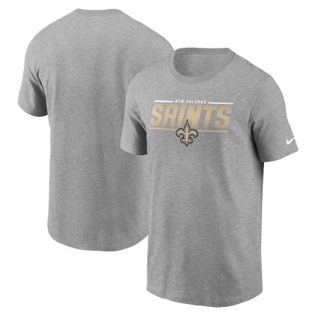 New Orleans Saints - Team Muscle Gray NFL Tričko
