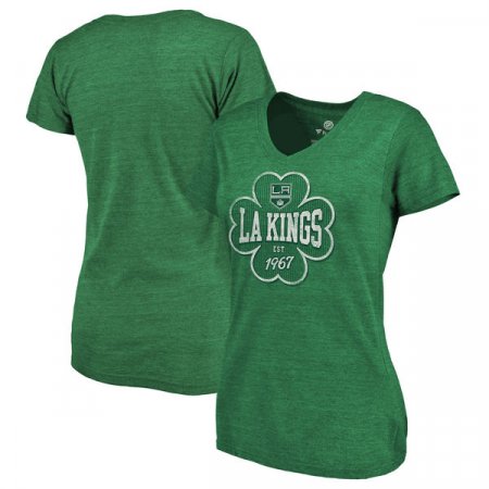 Los Angeles Kings Women - St. Patrick's Day Emerald Isle V-Neck NHL Koszulka