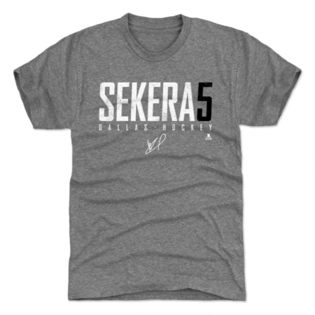 Dallas Stars Youth - Andrej Sekera Elite Gray NHL T-Shirt