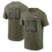 San Francisco 49ers - Christian McCaffrey 2025 Salute To Service NFL Tričko