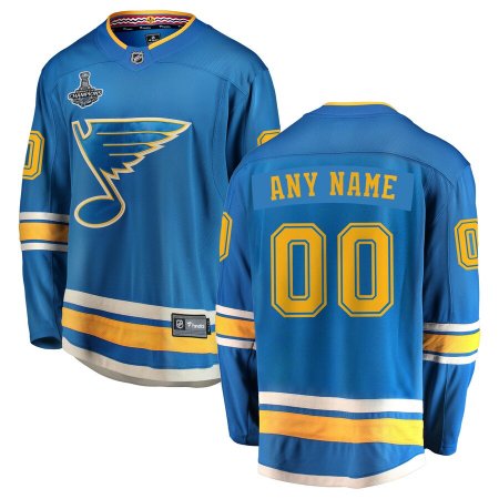 St. Louis Blues Detský - 2019 Stanley Cup Champs Breakaway NHL Dres/Vlastné meno a číslo