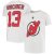 New Jersey Devils Dziecięcy - Nico Hischier White NHL Koszułka