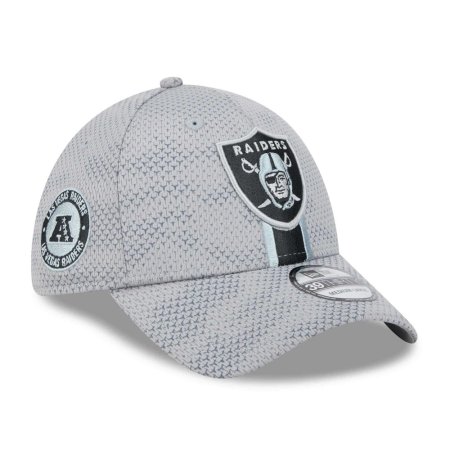 Las Vegas Raiders - 2024 Sideline Gray 39Thirty NFL Hat