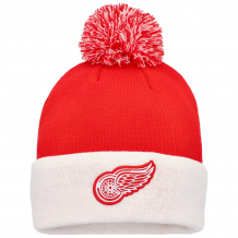 Detroit Red Wings - Team Stripe Cuffed NHL Zimná čiapka