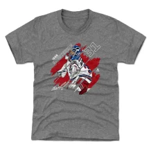 New York Rangers Youth - Igor Shesterkin Stripes Gray NHL Tričko