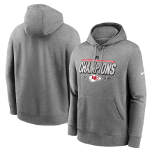 Kansas City Chiefs - 2024 AFC Champions Pullover NFL Sweatshirt