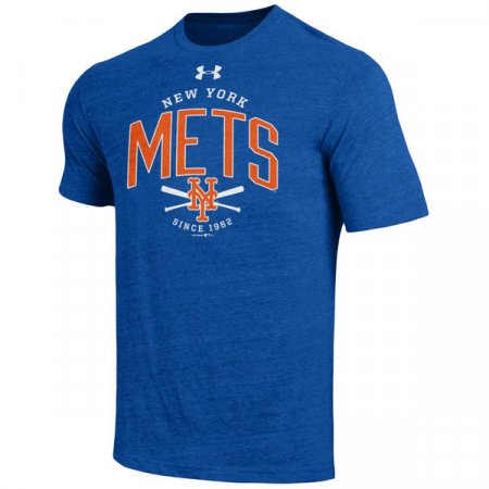 New York Mets - Team Logo Tri-Blend MLB T-Shirt