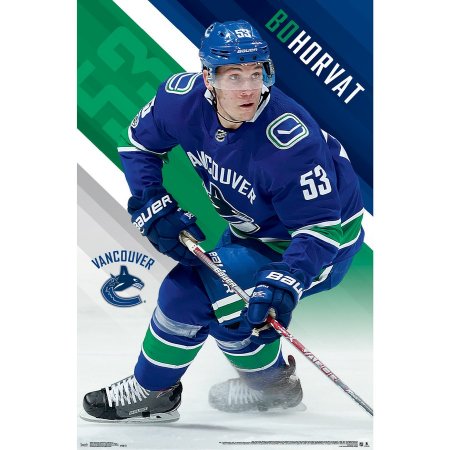 Vancouver Canucks - Bo Horvat NHL Plakát