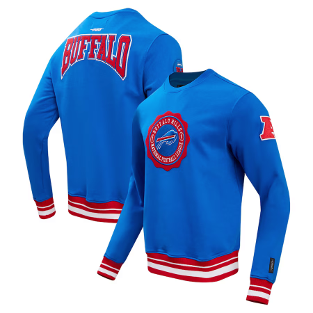 Buffalo Bills - Crest Emblem Pullover NFL Sweatshirt