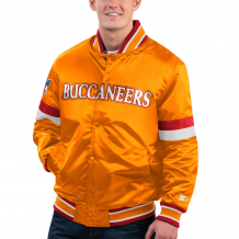 Tampa Bay Buccaneers - Full-Snap Varsity Satin Orange NFL Jacket