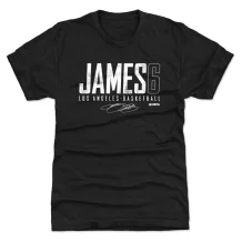 Los Angeles Lakers - LeBron James Elite Black NBA T-Shirt