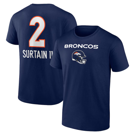 Denver Broncos - Patrick Surtain Wordmark NFL T-Shirt