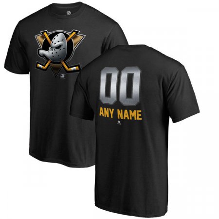 Anaheim Ducks - Midnight Mascot NHL T-Shirt with Name and Number