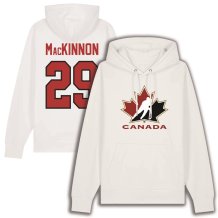 Canada Hockey Nathan MacKinnon White Sweatshirt
