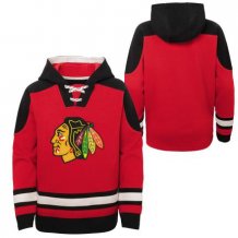 Chicago Blackhawks Dziecięca - Asset Lace-up NHL Bluza z kapturem