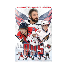 Washington Capitals - Alexander Ovechkin Goal Scorer NHL Poster