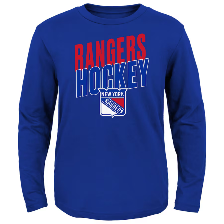 New York Rangers Dziecia - Showtime NHL Koszulka z długim rękawem