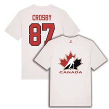 Kanada - Sidney Crosby Hockey Koszulka-biała