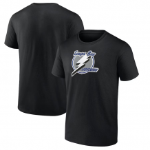 Tampa Bay Lightning - Primary Logo Graphic Black NHL T-Shirt