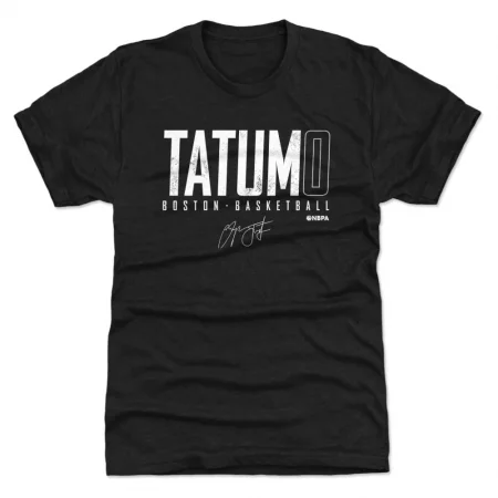 Boston Celtics - Jayson Tatum Elite Black NBA T-Shirt