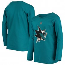 San Jose Sharks Youth - Primary Logo NHL Long Sleeve T-Shirt