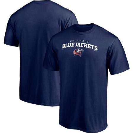 Columbus Blue Jackets - Team Logo Lockup NHL Tshirt