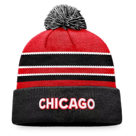 Chicago Blackhawks - Reverse Retro 2.0 Cuffed Pom NHL Knit Cap