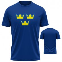 Švédsko - Team Hokejové Tričko-modré