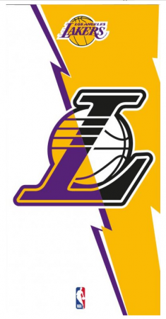 Los Angeles Lakers - Team Logo Center NBA Ręcznik plażowy
