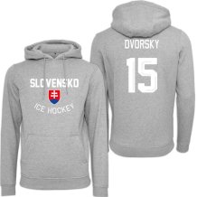 Słowacja Dalibor Dvorský Authentic Hockey Bluza s kapturem